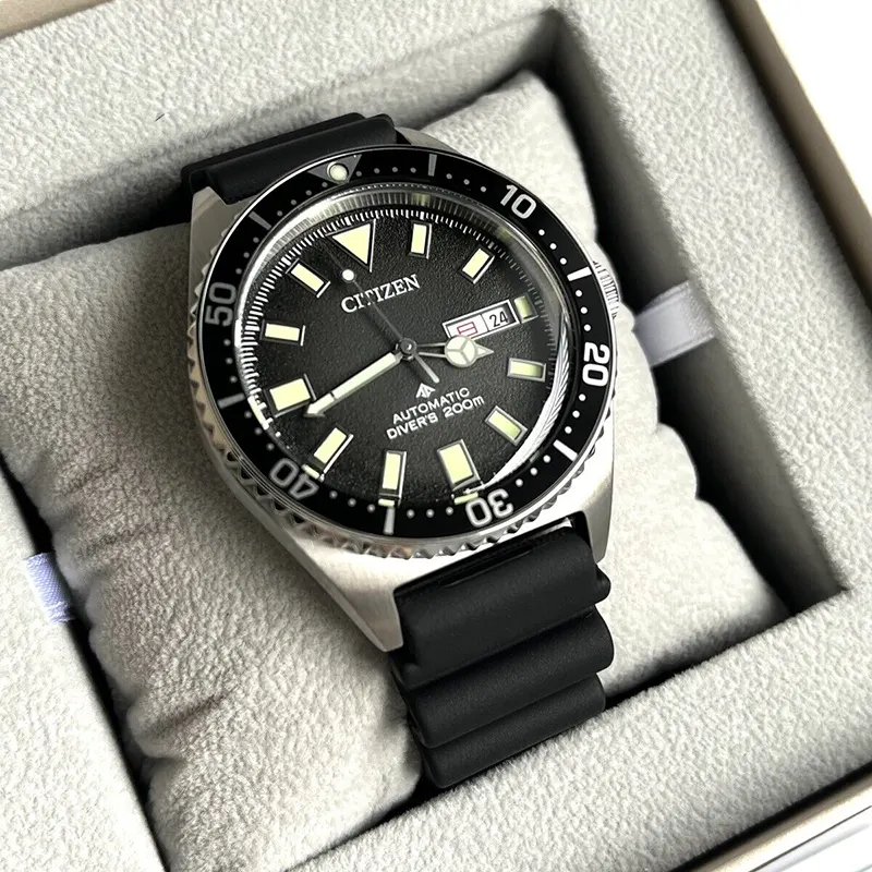 Citizen Promaster Diver's Automatic Black Dial Men's Watch- NY0120-01E